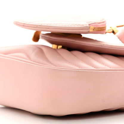 Louis Vuitton Calfskin New Wave Multi Pochette Rose Ballerine 9 of 15