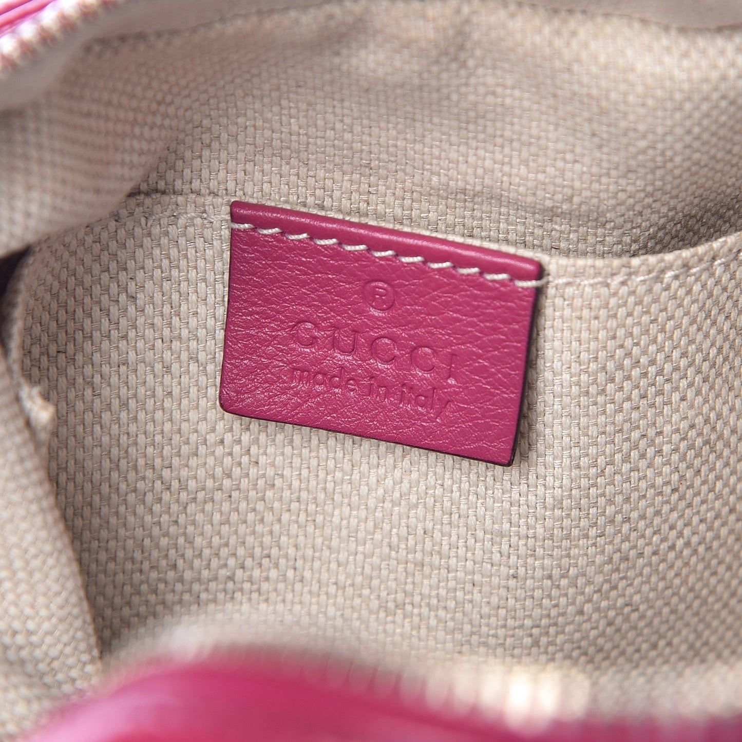 Soft Patent Small Soho Disco Bag Bright Bougainvillea