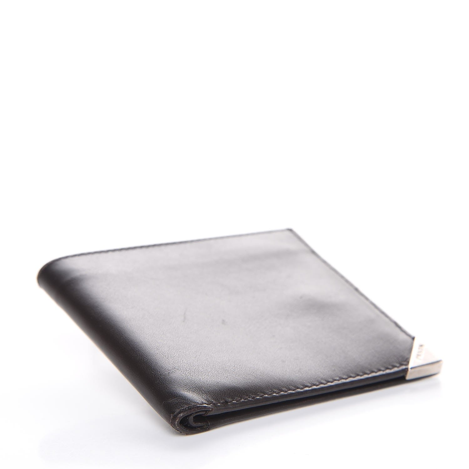 Prada Nappa Bi-Fold Wallet Cacao 4 of 8