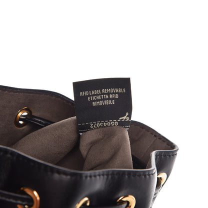 Fendi Vitello Liberty Lucido F is Fendi Mini Mon Tresor Bucket Bag Black 9 of 11