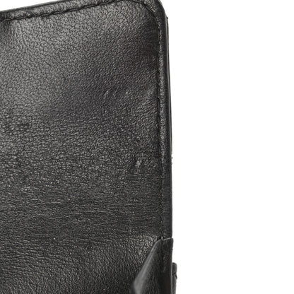Chanel Lambskin Quilted Flap Card Holder Wallet Black 11 of 11