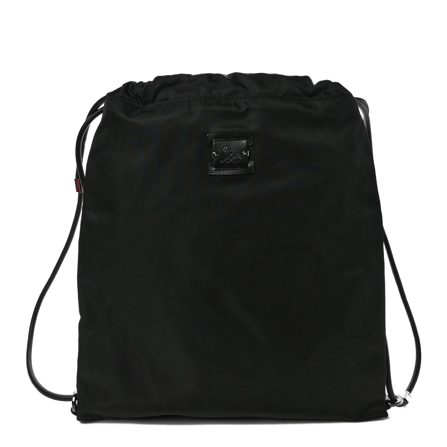 Canvas Drawstring Backpack Black