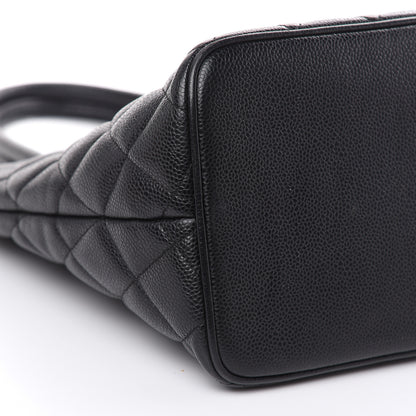 Chanel Caviar Quilted Medallion Tote Black 8 of 18