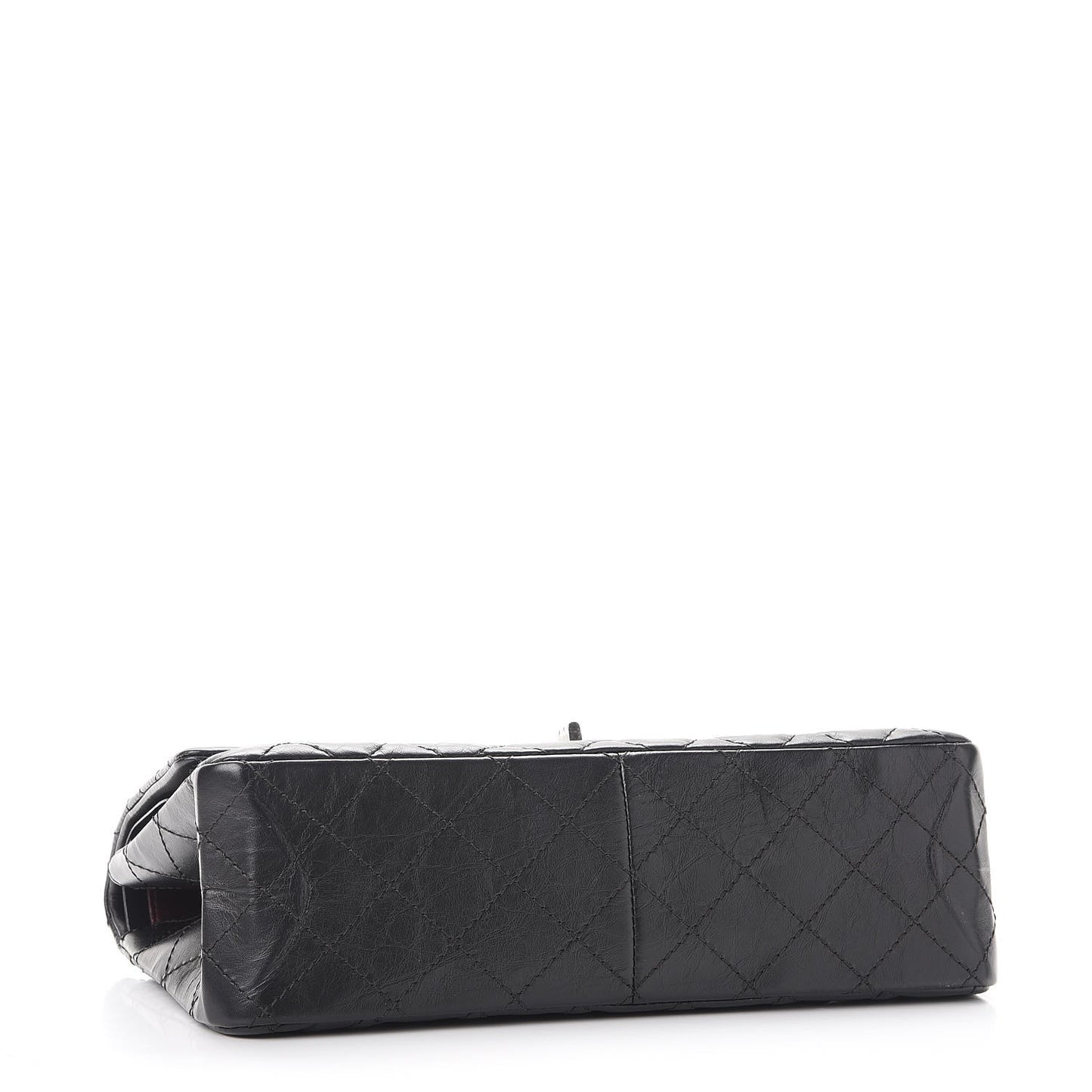 Aged Calfskin Quilted 2.55 Reissue 226 Flap Black
