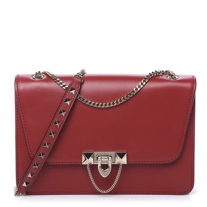 Valentino Garavani Vitello Small Rockstud Demilune Shoulder Bag Rosso Valentino 1 of 11