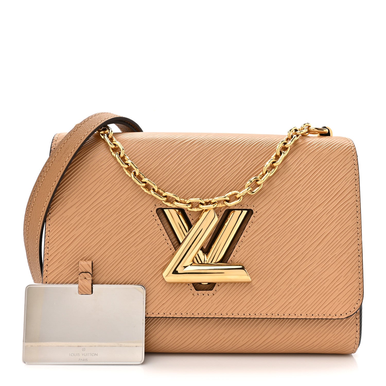 Louis Vuitton Epi Twist Shoulder Bag MM Camel 3 of 11