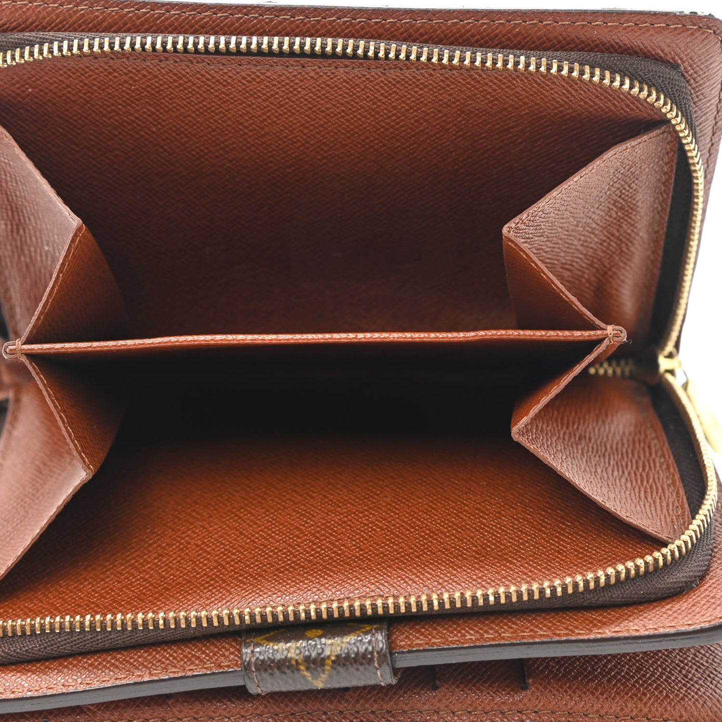 Monogram Zipped Papers Wallet
