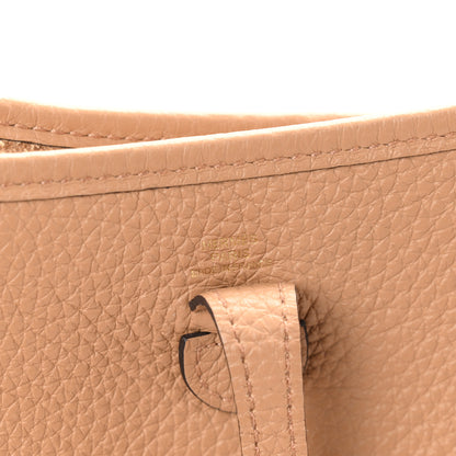 Hermes Taurillon Clemence Amazone Evelyne TPM Chai 7 of 11