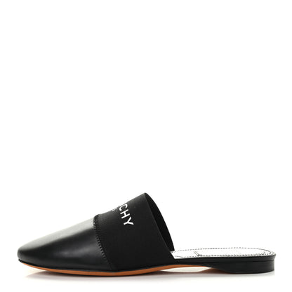 Givenchy Calfskin Bedford Logo Mule Slides 36 Black 1 of 8