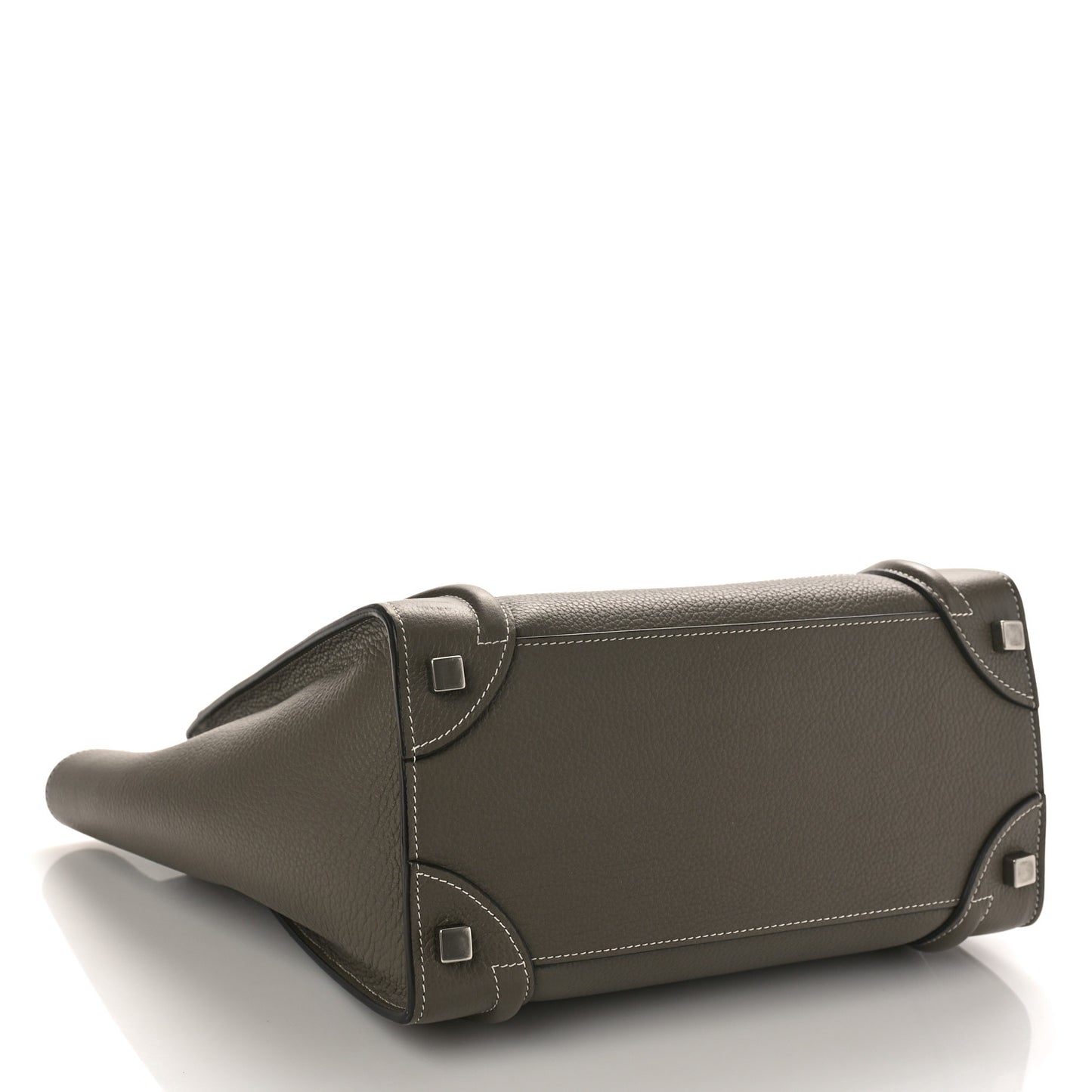 Drummed Calfskin Micro Luggage Souris