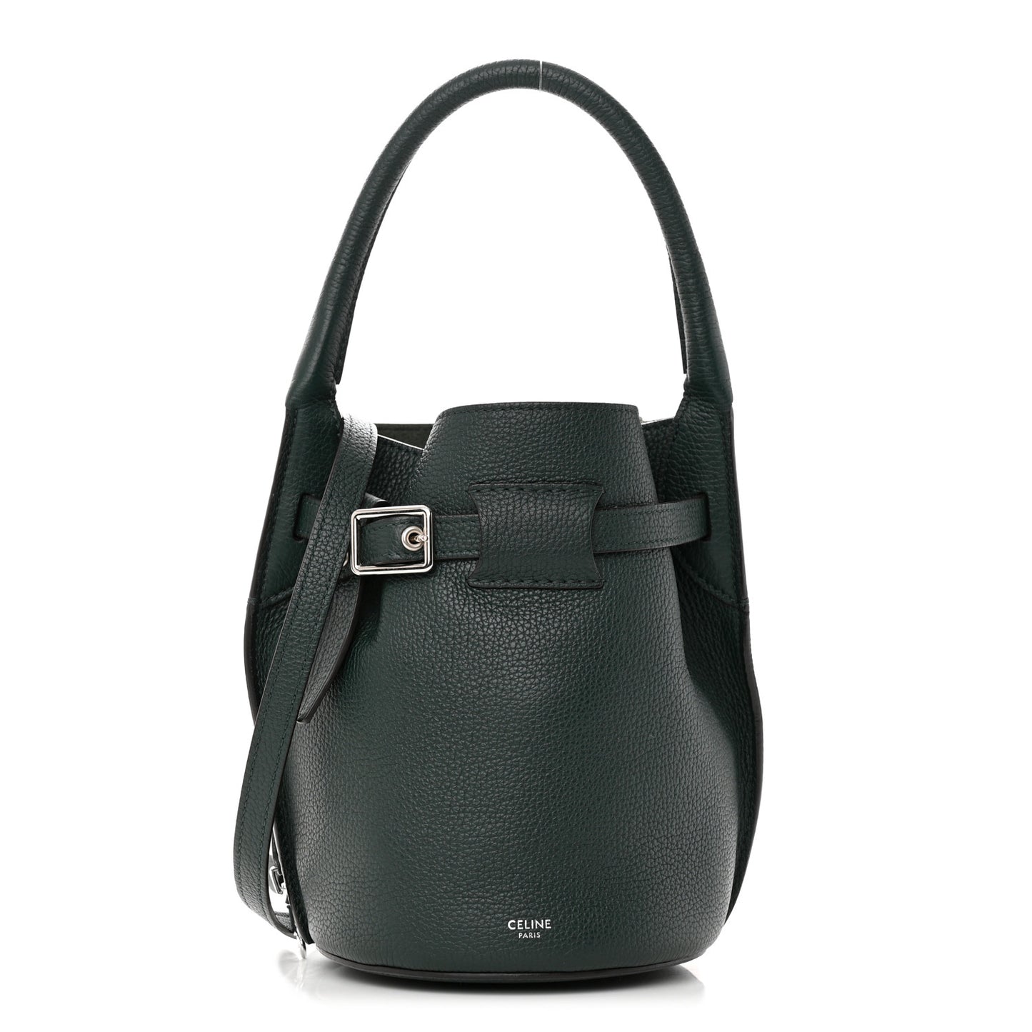 Supple Grained Calfskin Nano Big Bag Bucket Amazone