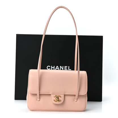 Chanel Shiny Caviar Preppy Coco Small Flap Light Pink 11 of 11