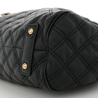 Marc Jacobs Calfskin Quilted Stam Black 10 of 13