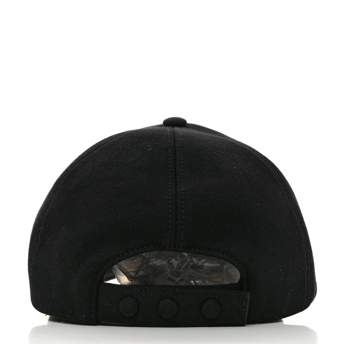 Cotton Twil TB Monogram Baseball Hat M Black