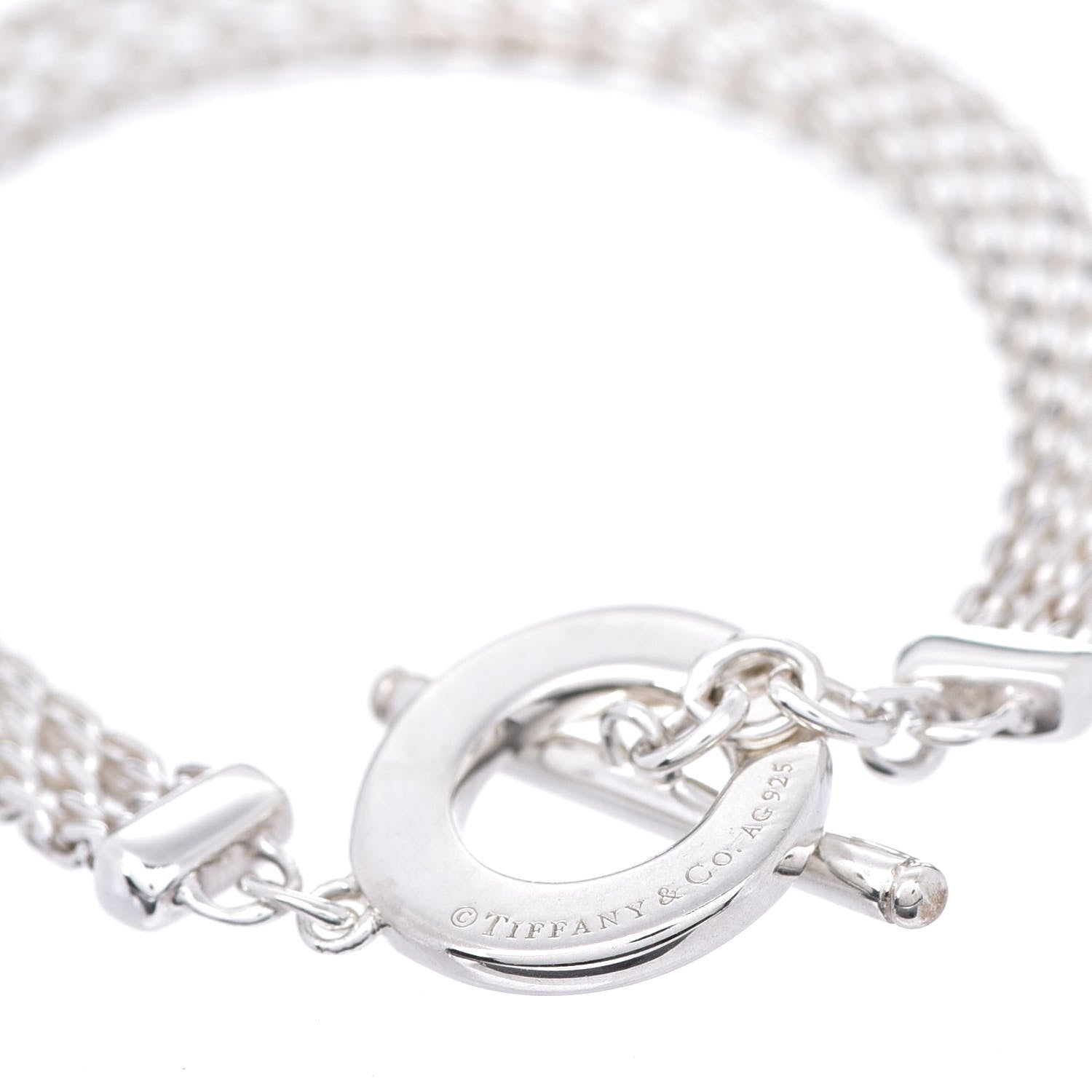 Tiffany Sterling Silver Somerset Toggle Bracelet 4 of 4
