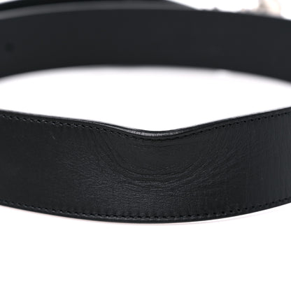 Gucci Calfskin Crystal Double G 40mm Belt 95 38 Black 5 of 6