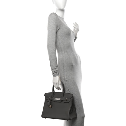 Hermes Togo BIRKIN 30 Etain 2 of 11