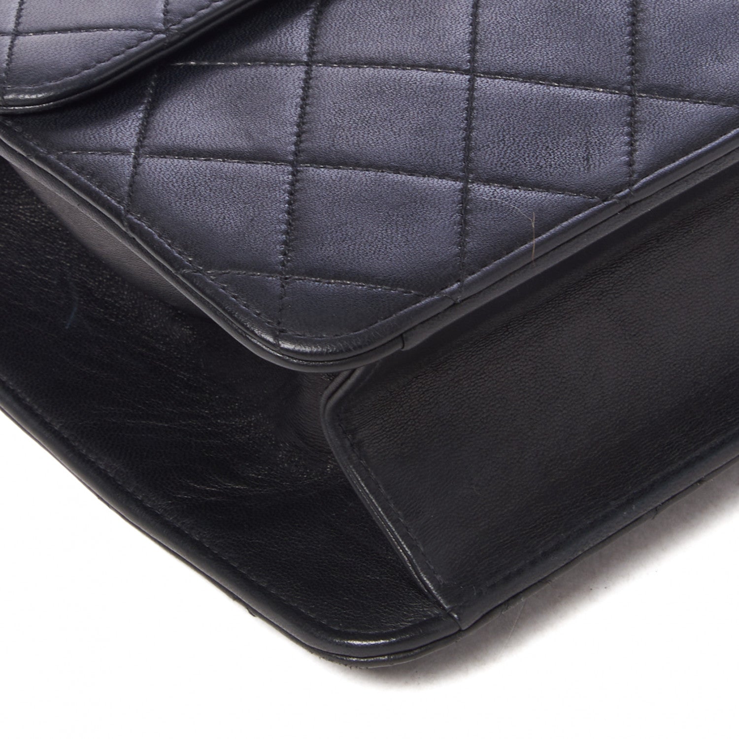 Chanel Lambskin Quilted Medium Single Flap Black 5 of 9