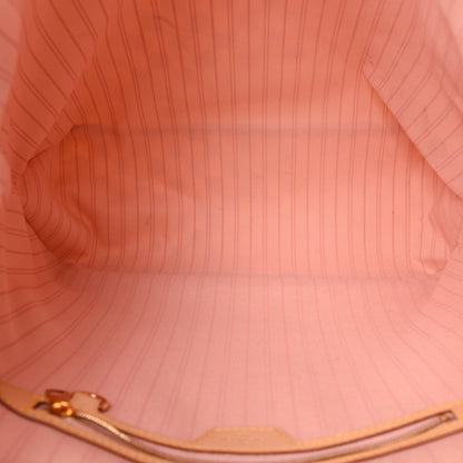 Louis Vuitton Damier Azur Delightful MM Rose Ballerine 5 of 11