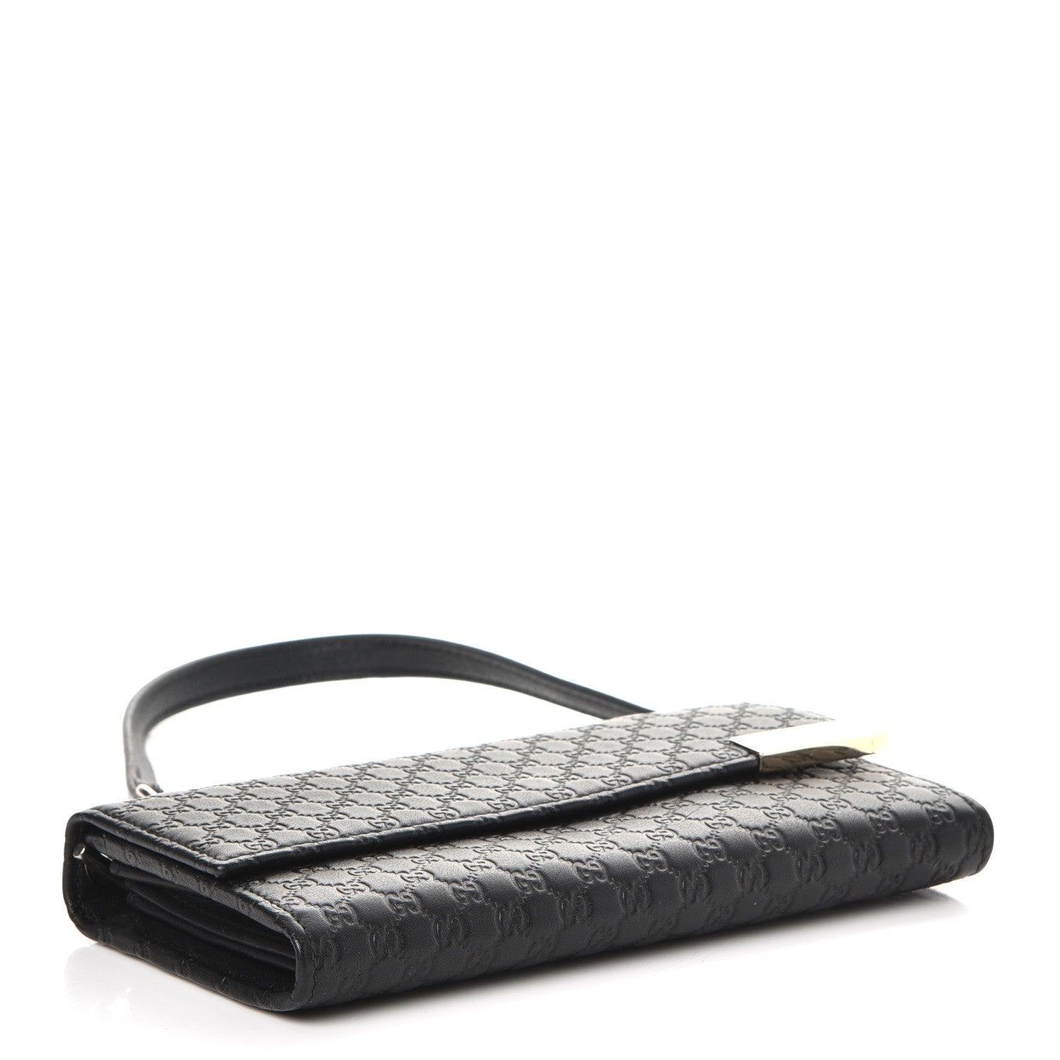 Gucci Microguccissima Dice Continental Chain Wallet Black 7 of 7
