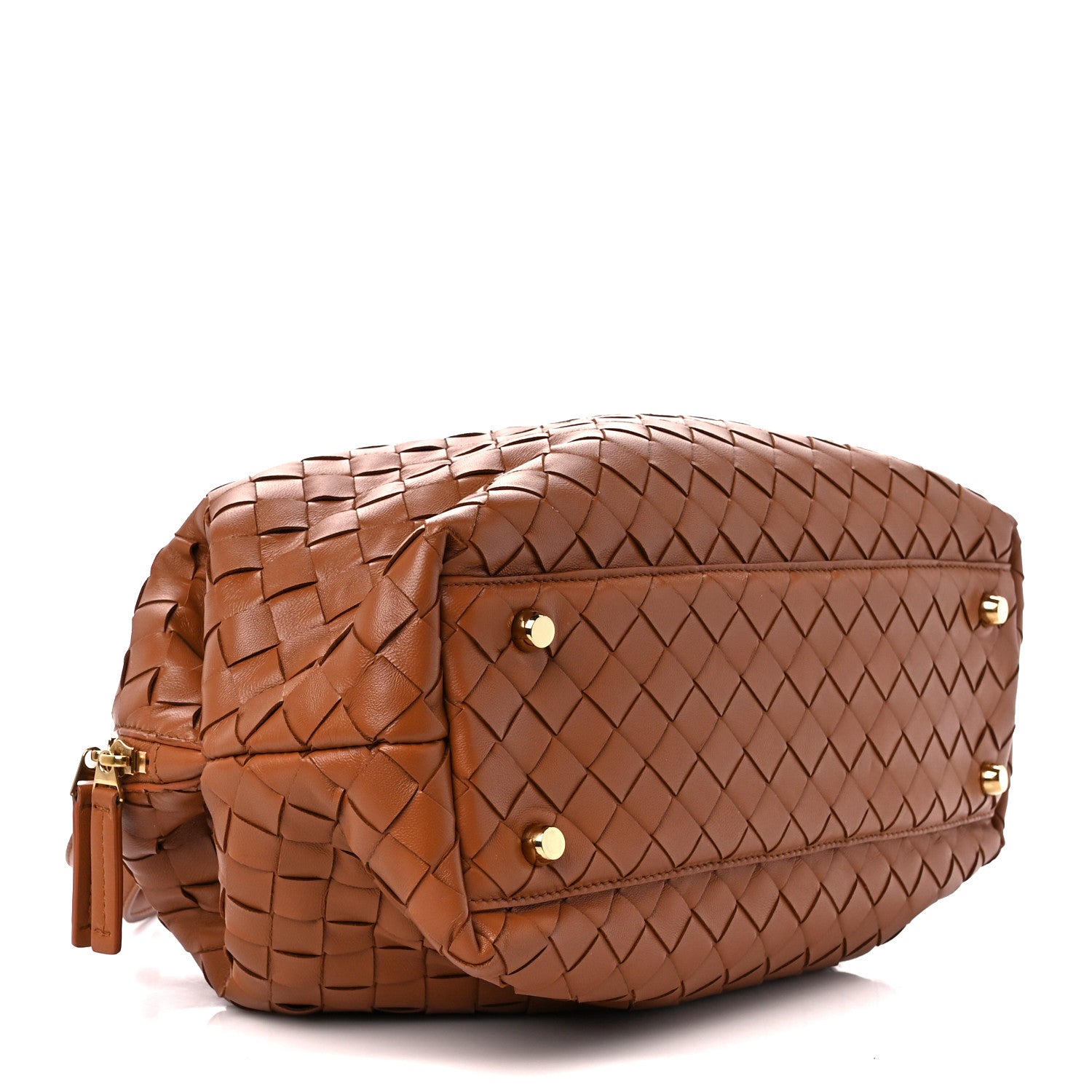 Bottega Veneta Nappa Intrecciato Bauletto Wood 4 of 11