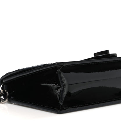 Christian Louboutin Patent Calfskin Mini Elisa Baguette Black 8 of 10