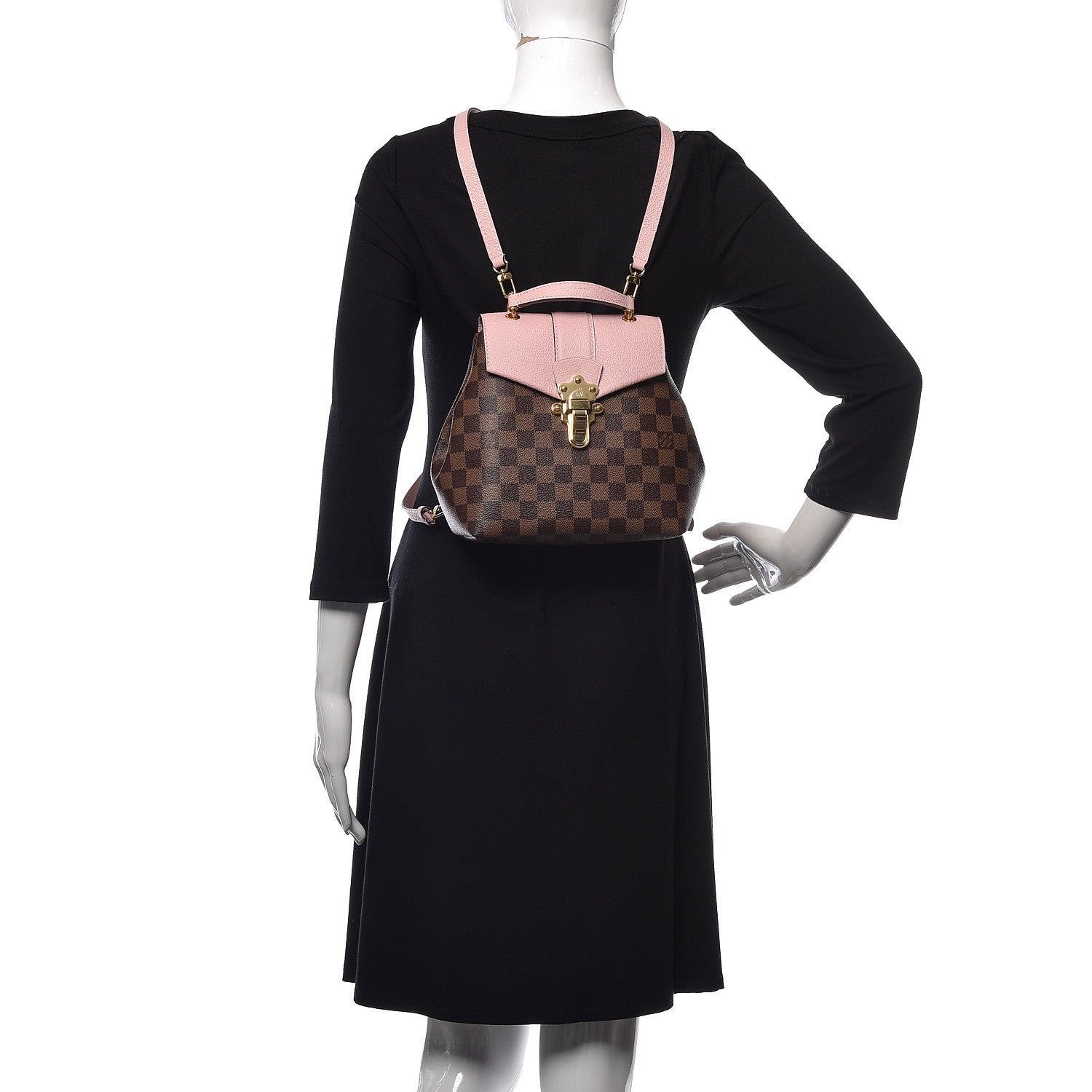 Louis Vuitton Damier Ebene Clapton Backpack Magnolia 2 of 10