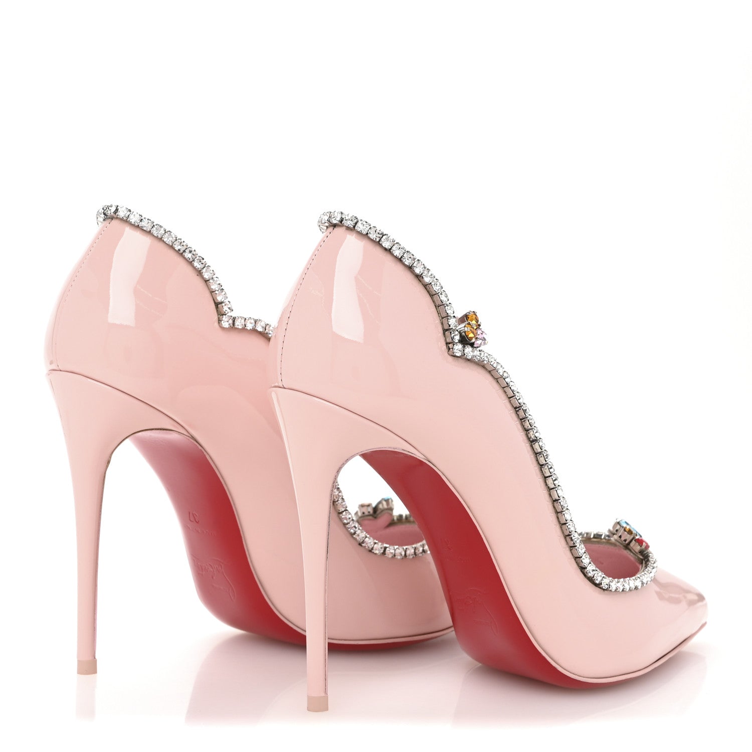 Christian Louboutin Patent Chick Queen 100 Pumps 37 Rosy 5 of 8