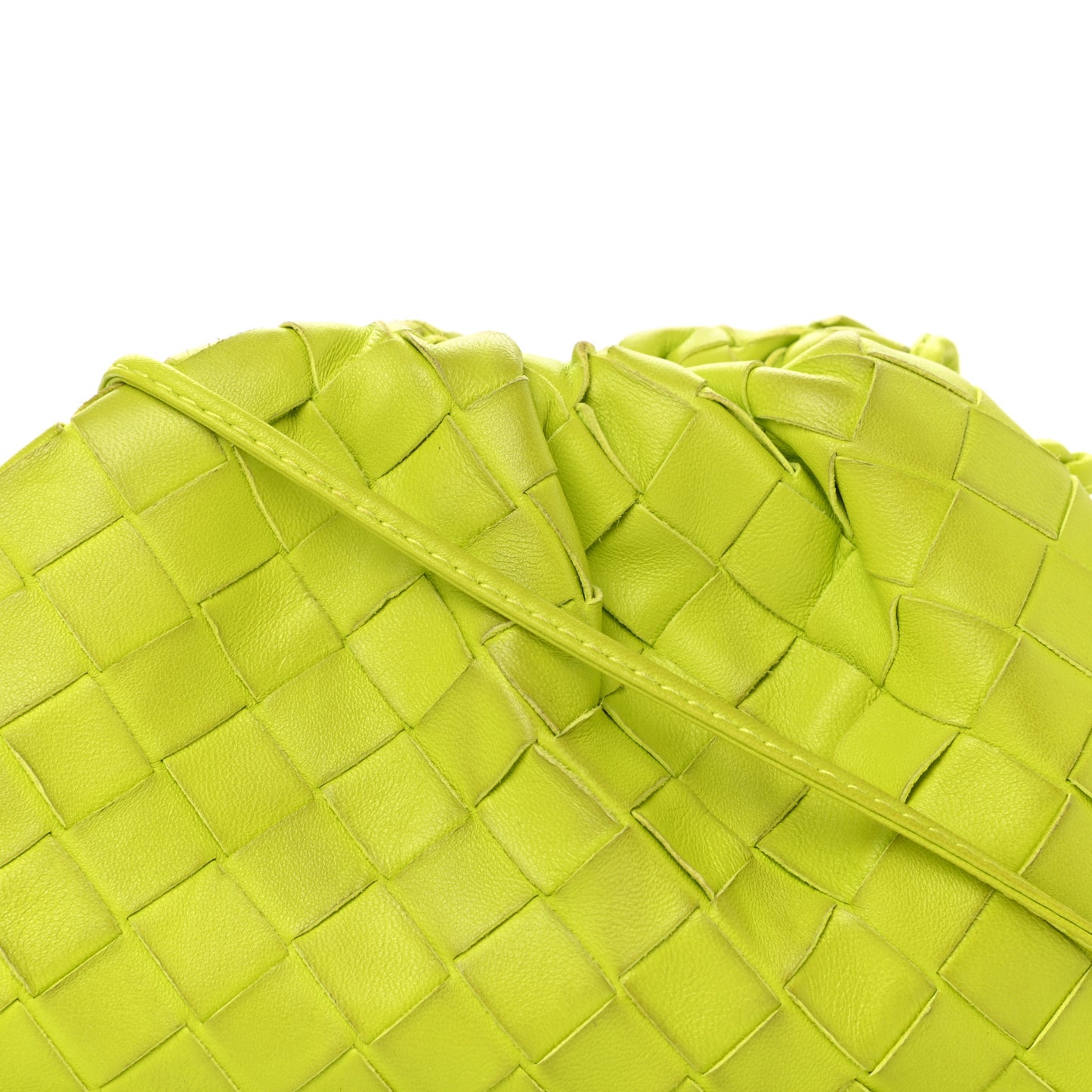 Nappa Intrecciato The Mini Pouch Kiwi
