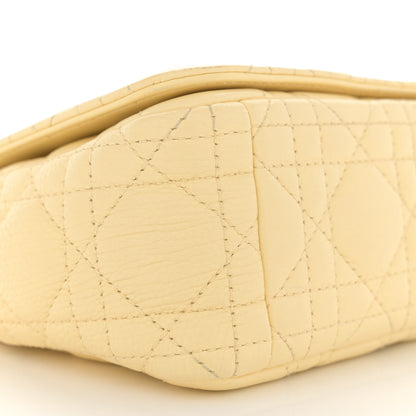 Christian Dior Calfskin Cannage Small Caro Bag Pale Yellow 9 of 14