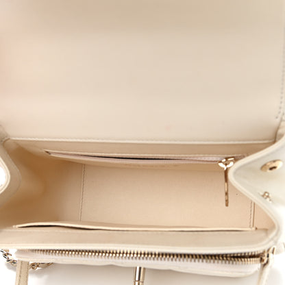 Chanel Caviar Quilted Small Business Affinity Flap White 5 of 10