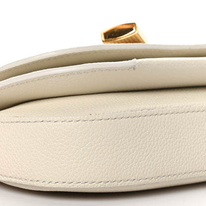 Tom Ford Grained Calfskin Padlock Crossbody Bag Chalk 9 of 10