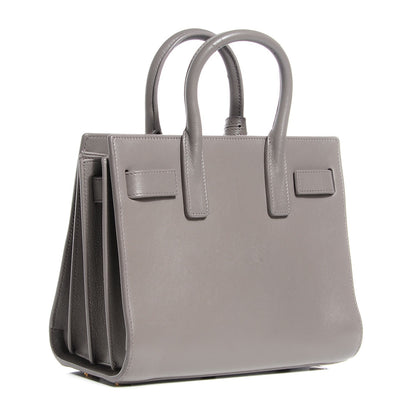 Saint Laurent Calfskin Nano Sac De Jour Fog 3 of 8