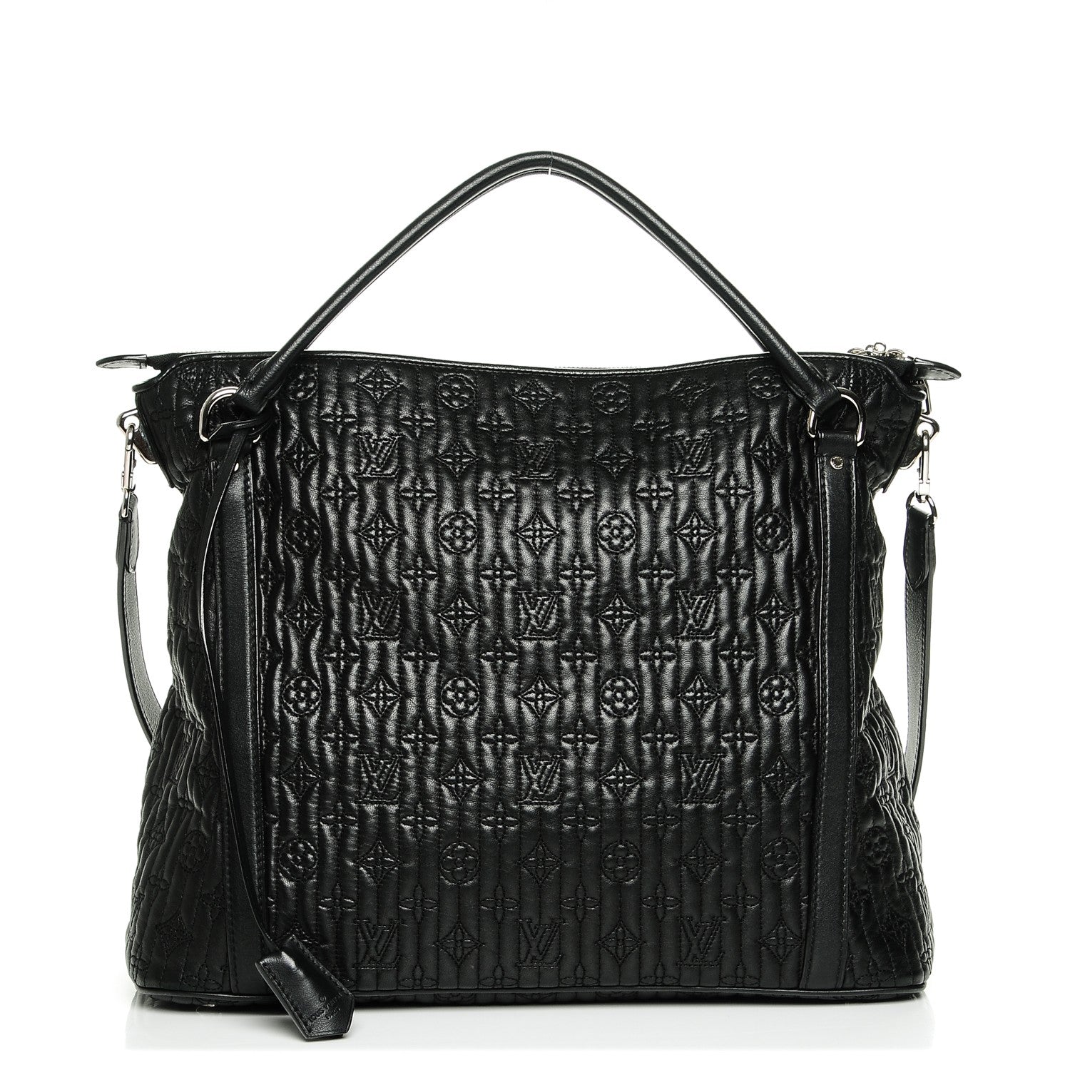Louis Vuitton Monogram Lambskin Antheia Ixia MM Black 1 of 6