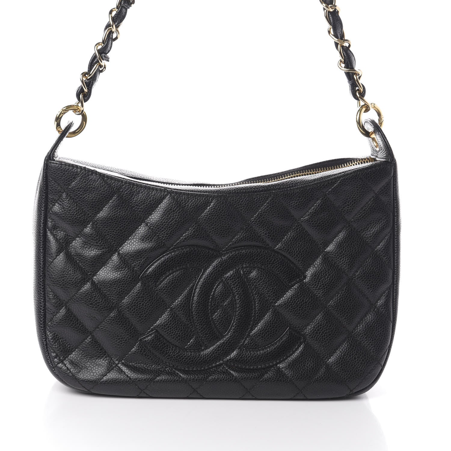 Chanel Caviar Quilted Timeless CC Shoulder Bag Black 8 of 10