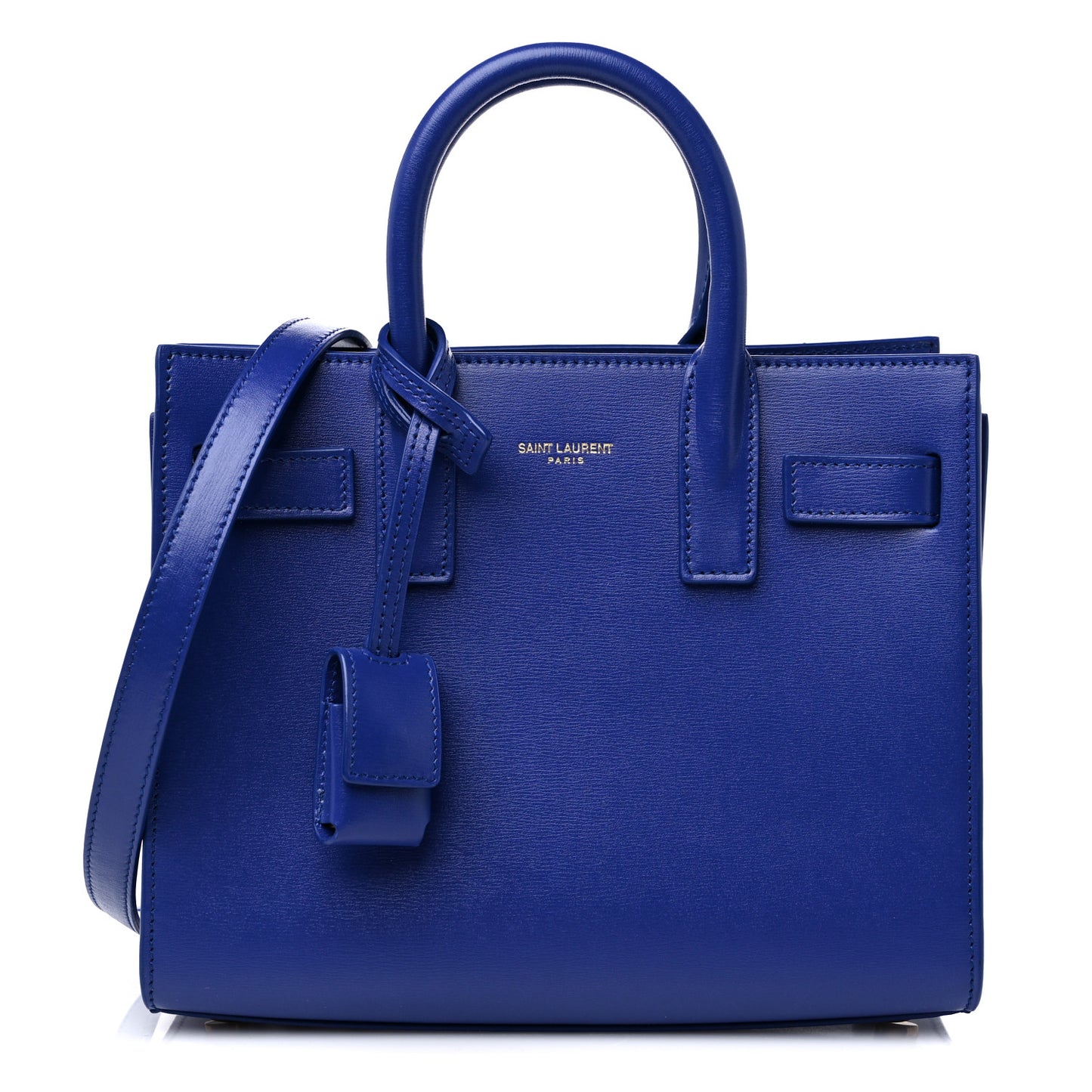 Calfskin Nano Sac De Jour Royal Blue