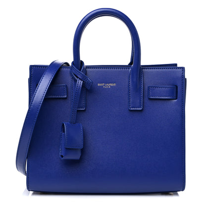 Saint Laurent Calfskin Nano Sac De Jour Royal Blue 1 of 11