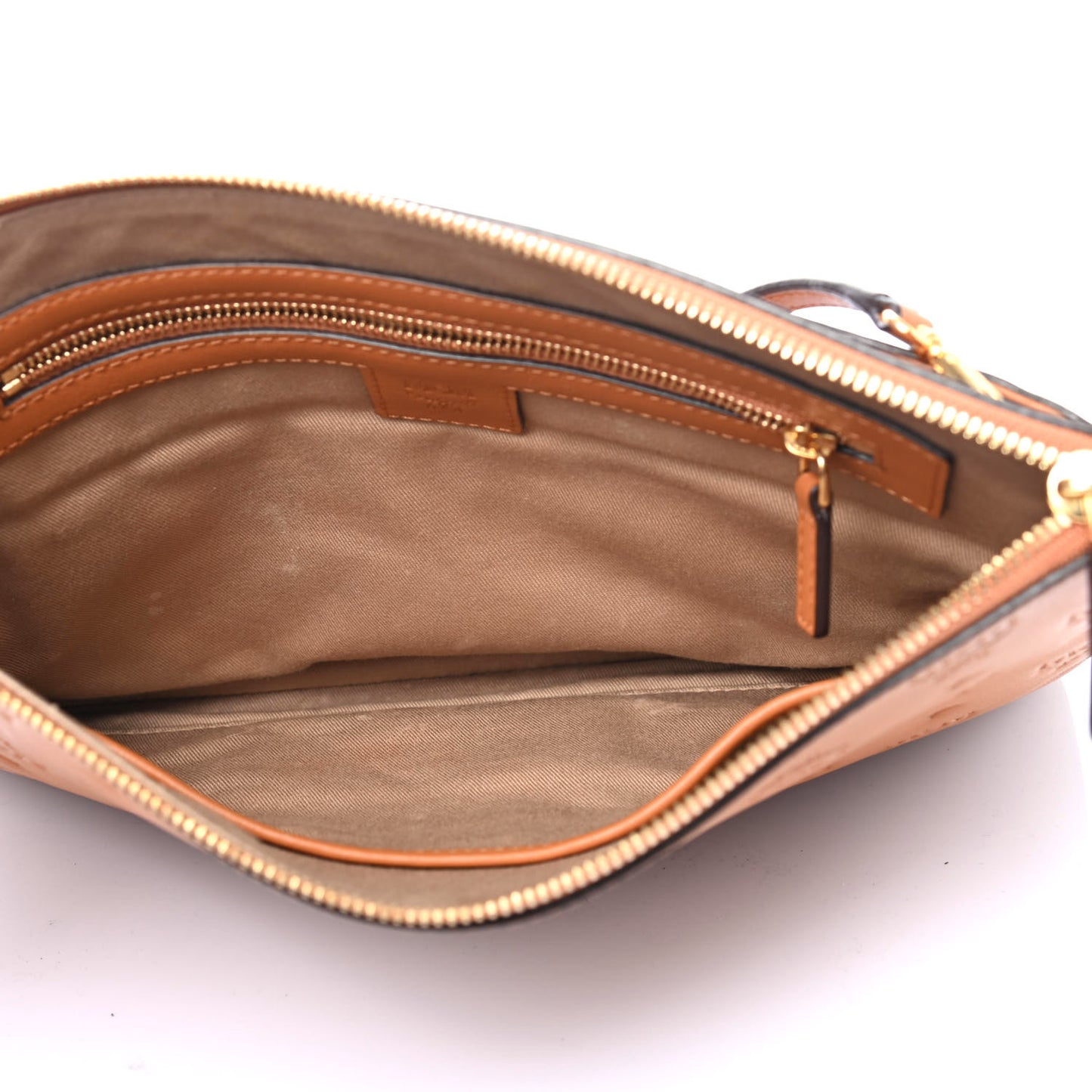 Calfskin Ottomar Crossbody Pouch Cognac