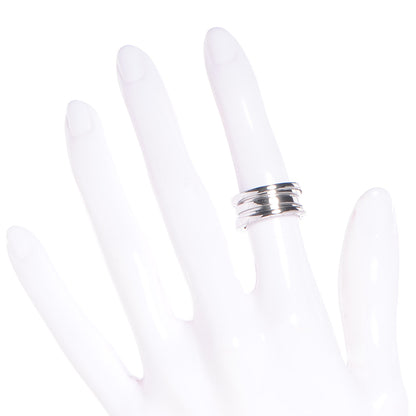 Bulgari 18K White Gold B.Zero1 Three-Band Ring 49 5 2 of 5