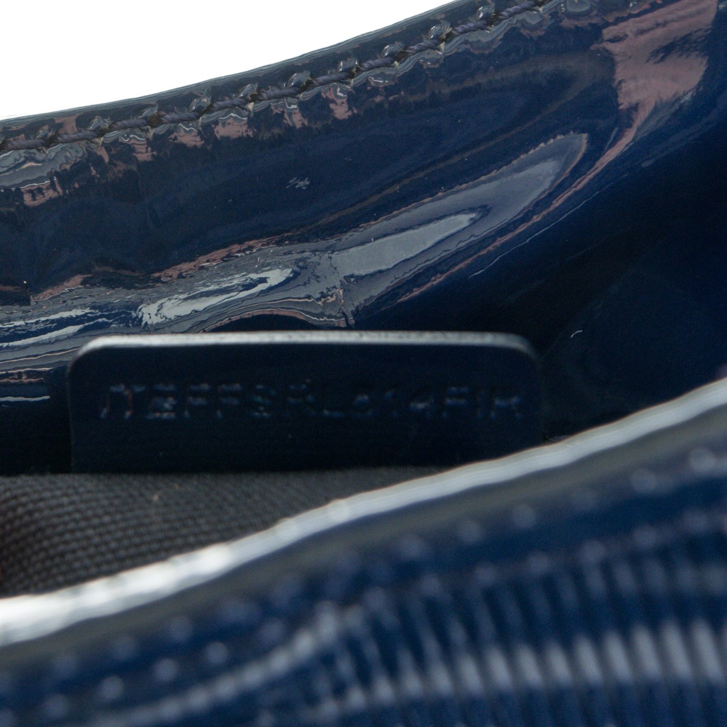 Patent Check Embossed Medium Craigwell Hobo Blue