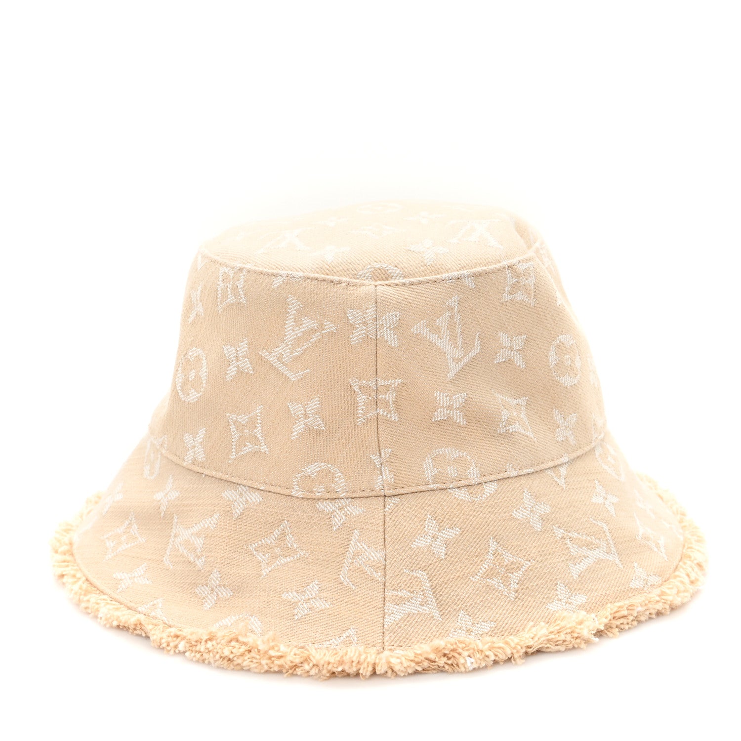 Louis Vuitton Monogram Denim Bucket Hat M Sandy Beige 5 of 8