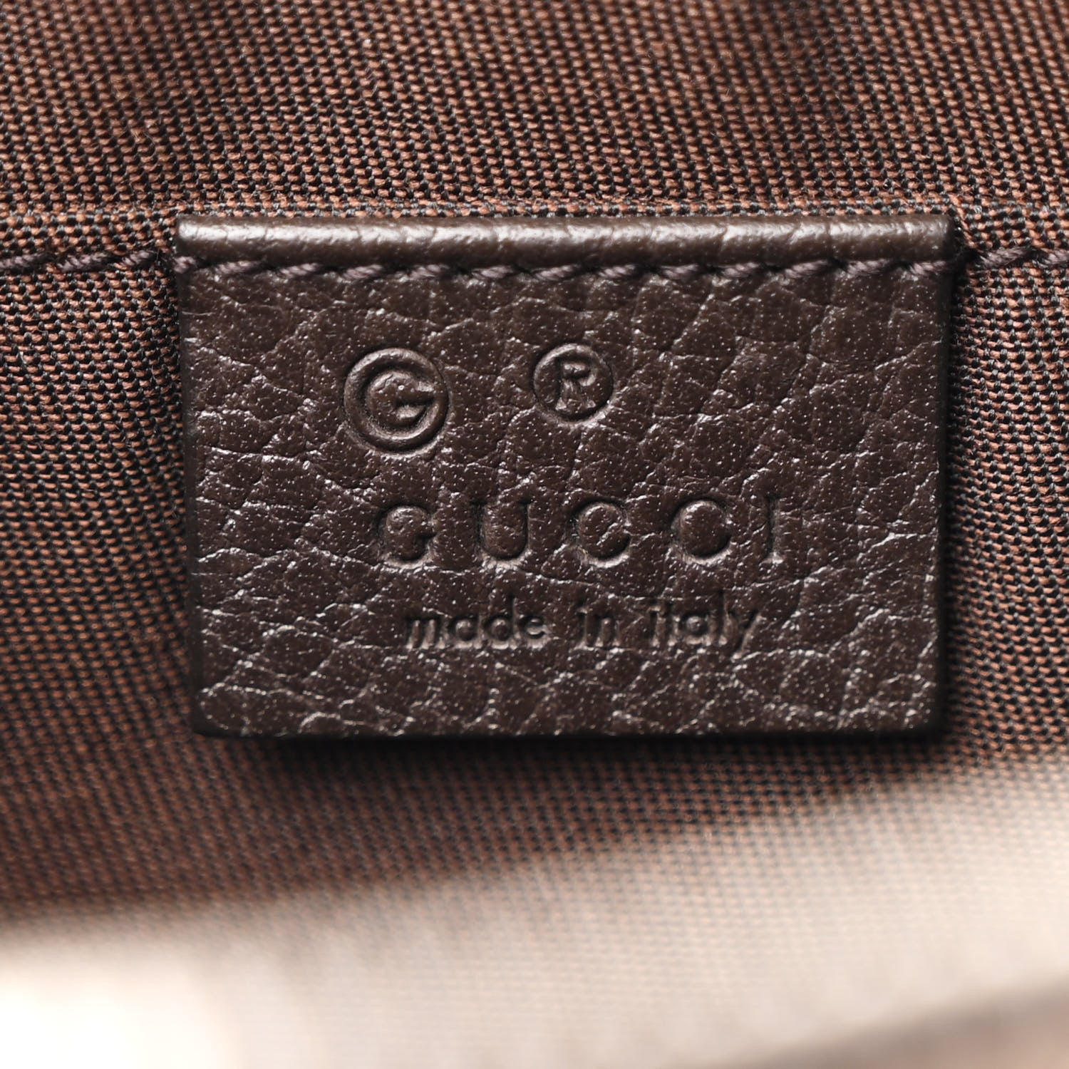 Gucci Monogram Belt Bag Dark Brown 6 of 11