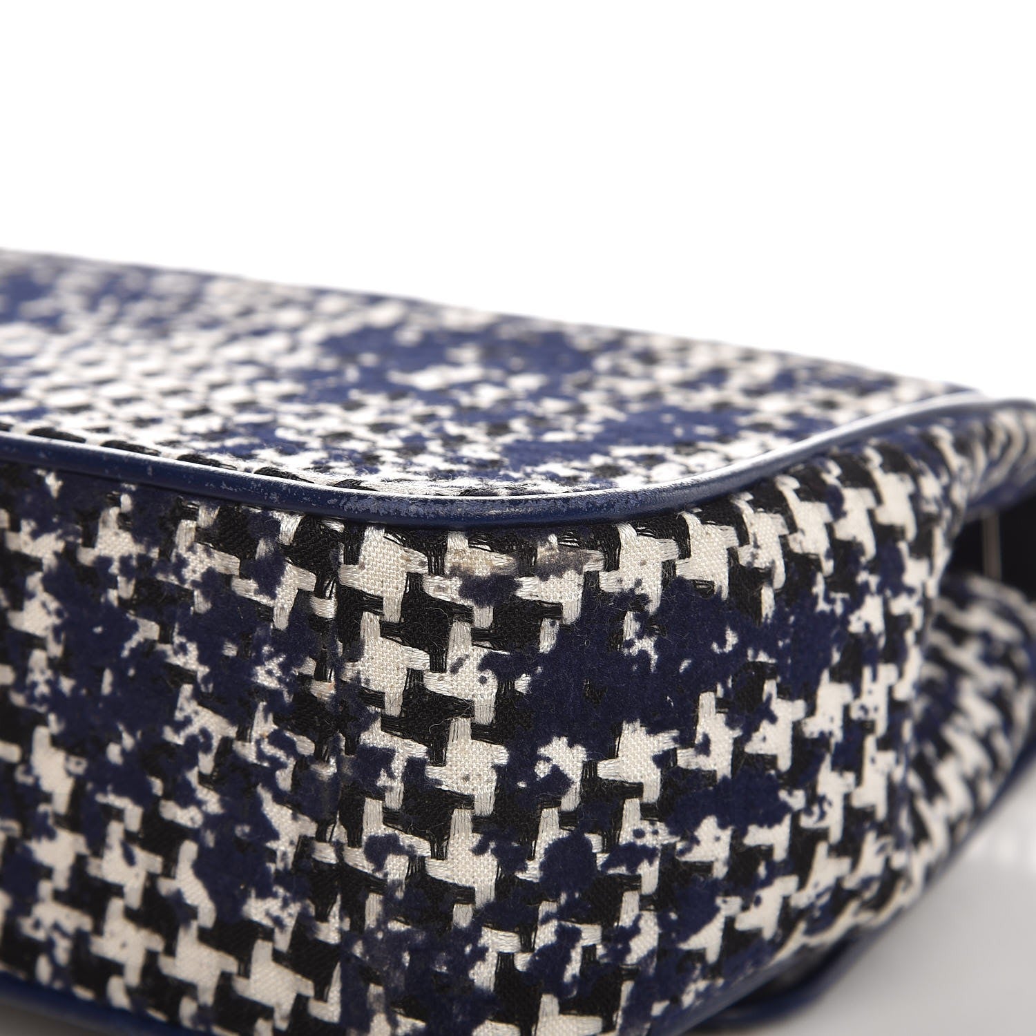 Christian Dior Tweed Medium Miss Dior Flap Black Blue 14 of 14