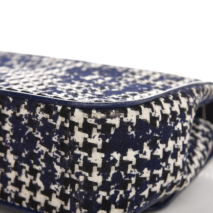Christian Dior Tweed Medium Miss Dior Flap Black Blue 14 of 14