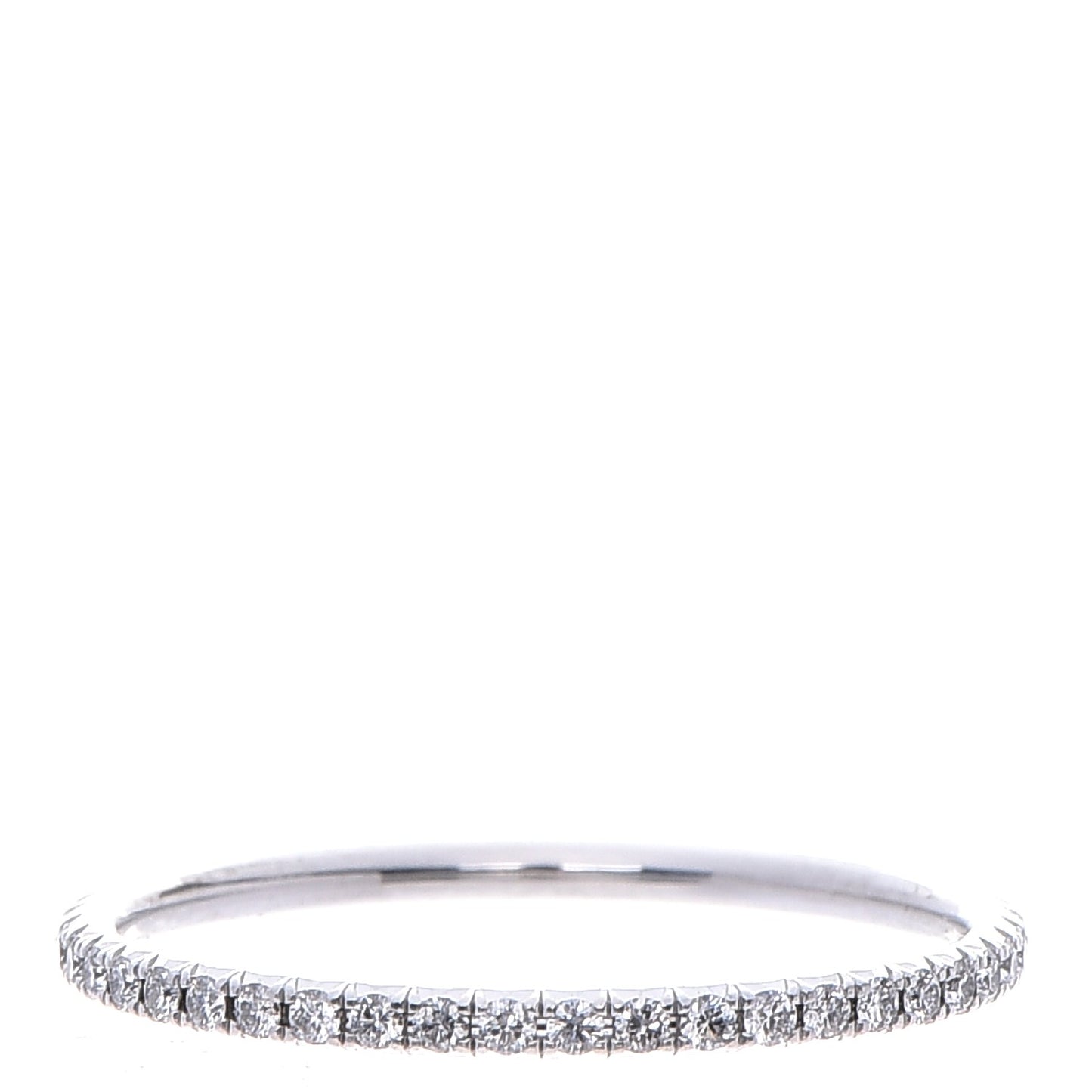 18K White Gold Diamond Metro Ring 7.5