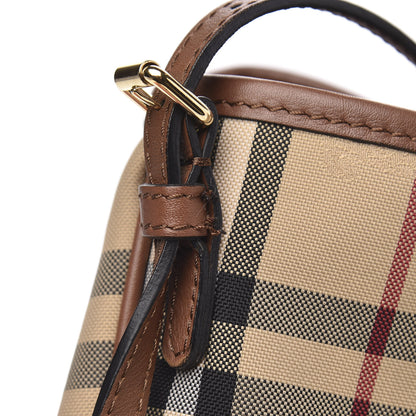 Burberry Horseferry Check Small Canterbury Tote Honey 11 of 12