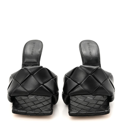 Bottega Veneta Nappa Maxi Intrecciato Lido Mule Sandals 37 Black 2 of 9
