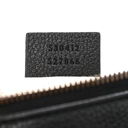 Gucci Grained Calfskin Logo Belt Bag Black 7 of 10