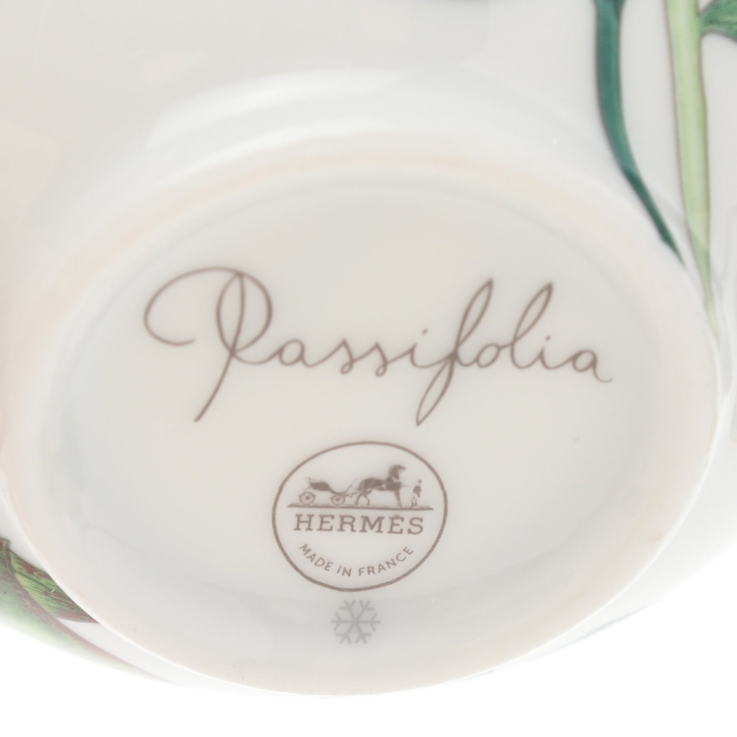 Hermes Porcelain Passifolia Tea Cup And Saucer Set Of 2 8 of 14