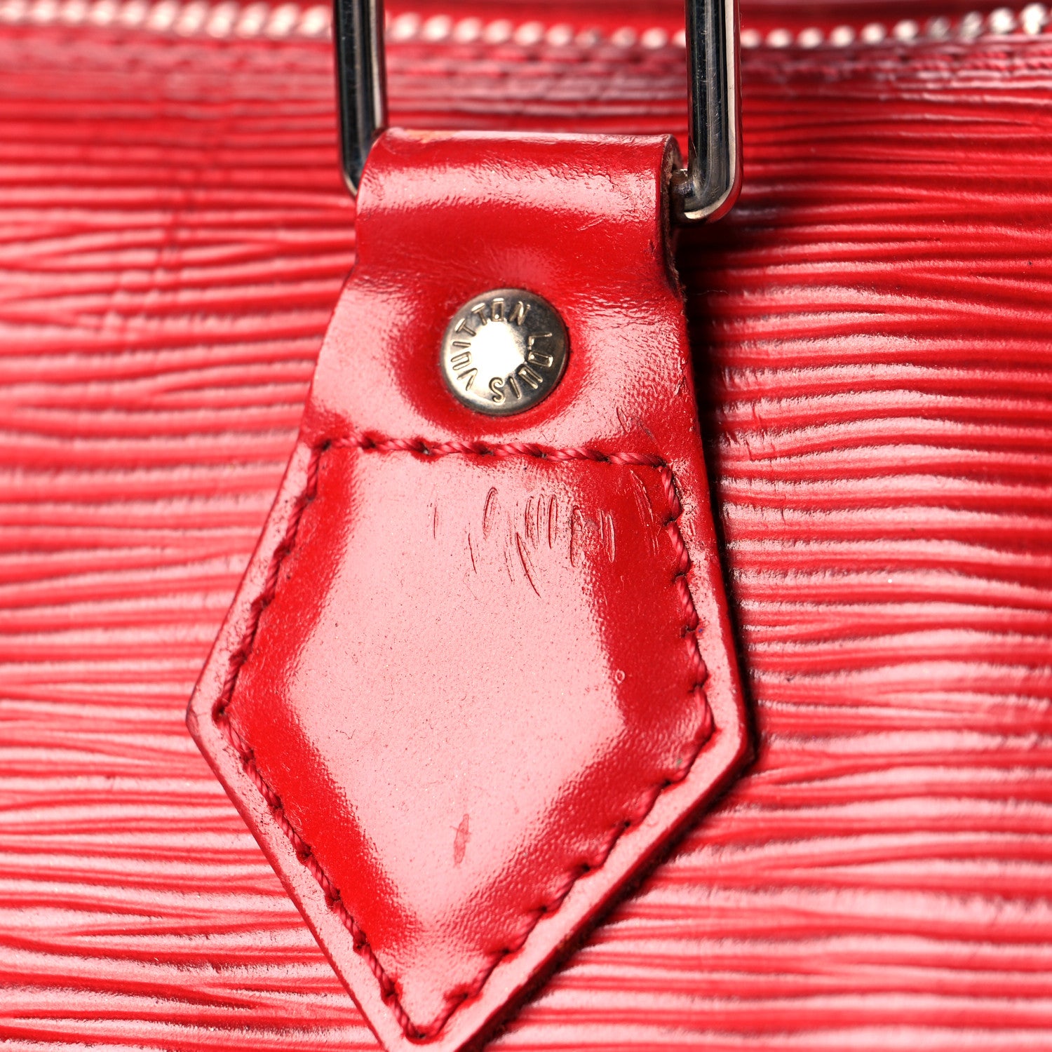 Louis Vuitton Epi Speedy 30 Castillan Red 18 of 18